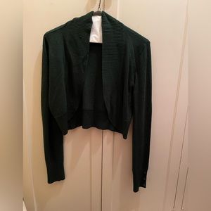 Collectif green cardigan sweater